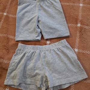 Gray Kids Shorts Set